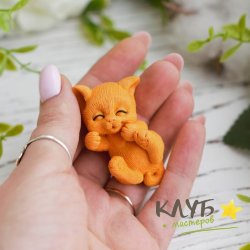 Котенок Кроха, форма силиконовая