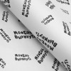 Крафт бумага "Можешь выкинуть" 50х70 см - миниатюра 1