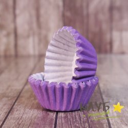 Капсулы для конфет Фиолетовые 2,5х1,8 см