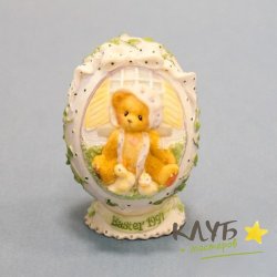 Пасхальное яйцо "Мишка с утятами", форма силиконовая
