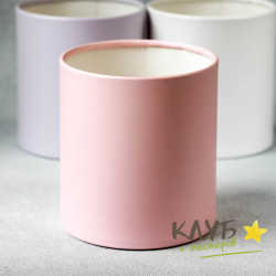 Коробка круглая без крышки "Розовая", 12х12 см