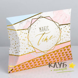 Коробка фигурная "Magic time", 26х19х4 см