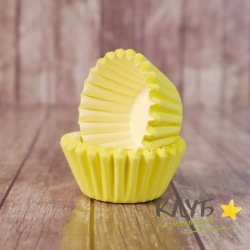 Капсулы для конфет Желтые 2,5х1,8 см