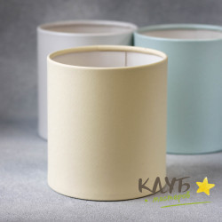 Коробка круглая без крышки "Ванильная", 12х12 см