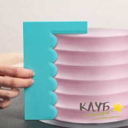 Шпатель кондитерский "Волны" 18х11,5 см