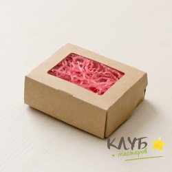 Коробка крафт 10х8х3,5 см