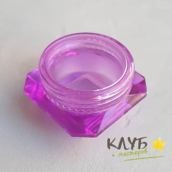 Банка под бальзама "Алмаз" фиолетовая, 5 г (4 шт.)