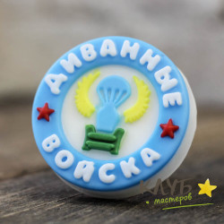 Топпер "Диванные войска. Круг", форма из пищевого силикона