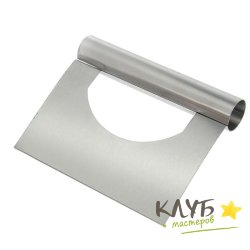 Шпатель кондитерский металлический прямой 15х12 см