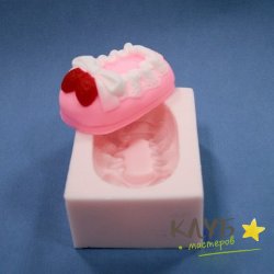 Клубничная пинетка, форма из пищевого силикона