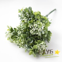 Зелень для мыльных букетов "Аглая с бело-зелеными ягодками"