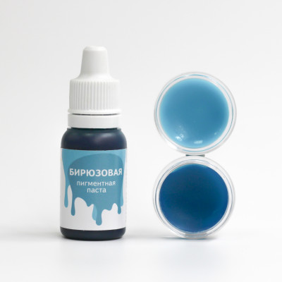 Паста пигментная "Бирюзовая" (Россия), 12 мл