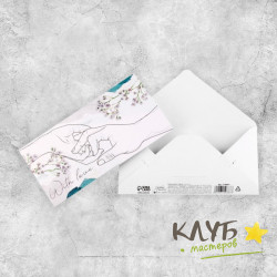 Конверт для денег "Love", 16,5х8 см