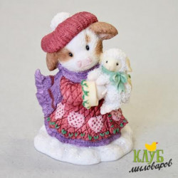 Корова с овечкой 3D, форма силиконовая