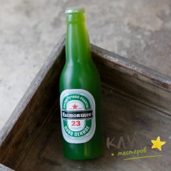 Бутылка пива, форма пластиковая
