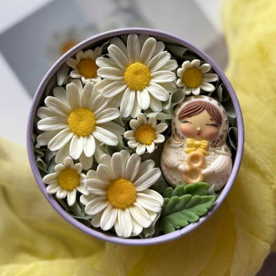 Ромашка солнечная, форма силиконовая