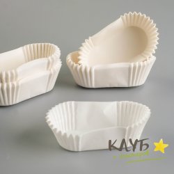 Капсулы овальные Белые 6,5х3х2,2 см