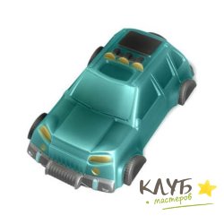 Джип 2, форма пластиковая