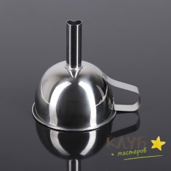 Воронка металлическая с ручкой, D=9 см