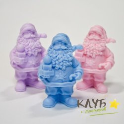 Малый Санта Клаус, форма из пищевого силикона