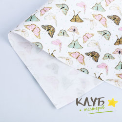 Крафт бумага "Бабочки" 50х70 см