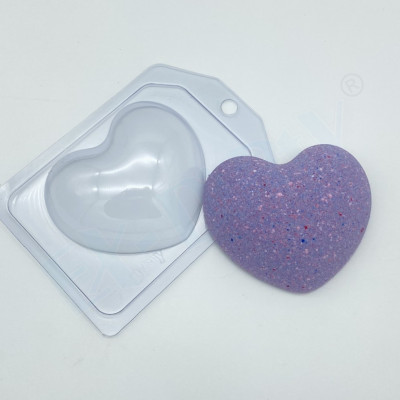 Сердце 9,5 см, форма пластиковая