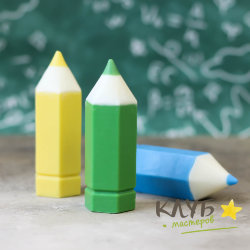Карандаш, форма силиконовая