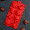 Новый год 8 ячеек, форма силиконовая - миниатюра 1