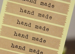 Наклейки "Hand made"