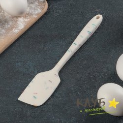 Лопатка силиконовая "Конфетти" 20,8 см