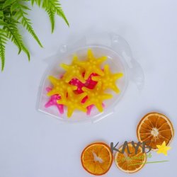 Декор парафиновый "Морские звезды. Ассорти", 10 шт.