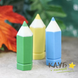Карандаш, форма из пищевого силикона
